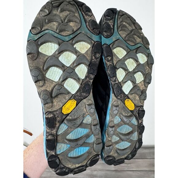 Merrell All Out Peak Trail Running Hiking Black Outdoor Shoes Woman’s‎ Size 11 - Picture 12 of 14